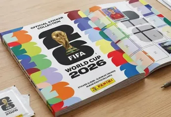 La versión tapa dura del álbum de figuritas del Mundial 2026. La versión tapa dura del álbum de figuritas del Mundial 2026.