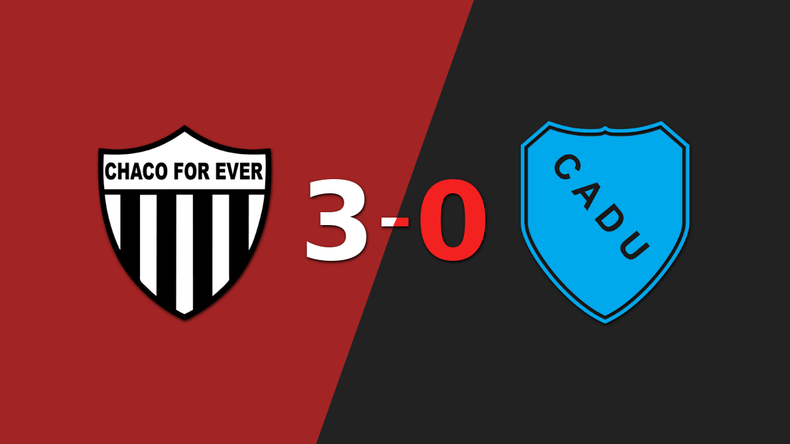 Con doblete de Brian Nievas, Chaco For Ever liquidó 3-0 a Def. Unidos