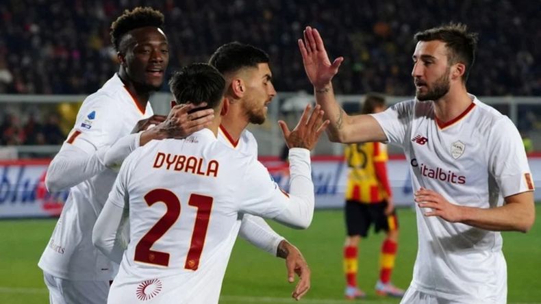 El argentino convirtió el único gol de la Roma en el empate frente al Lecce