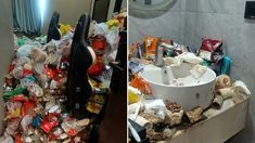 Un equipo especial que trabajó durante tres días consecutivos en el retiro de los desechos y la desinfección total del ambiente.