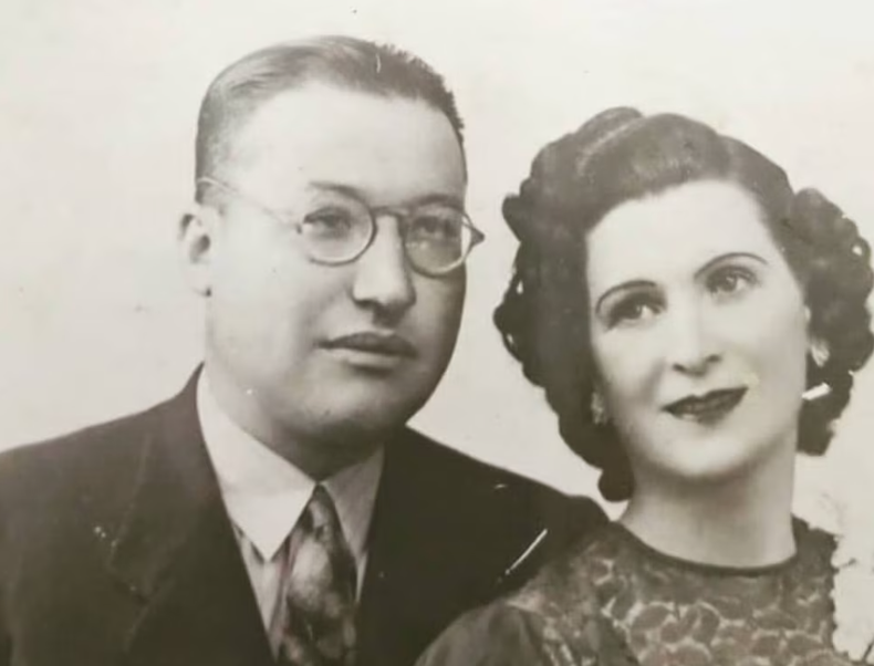 Los padres de Moria Casán: Juan Casanova y Rosa Faga