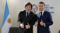 Milei y Macron se encontraron en una cumbre de la ONU.