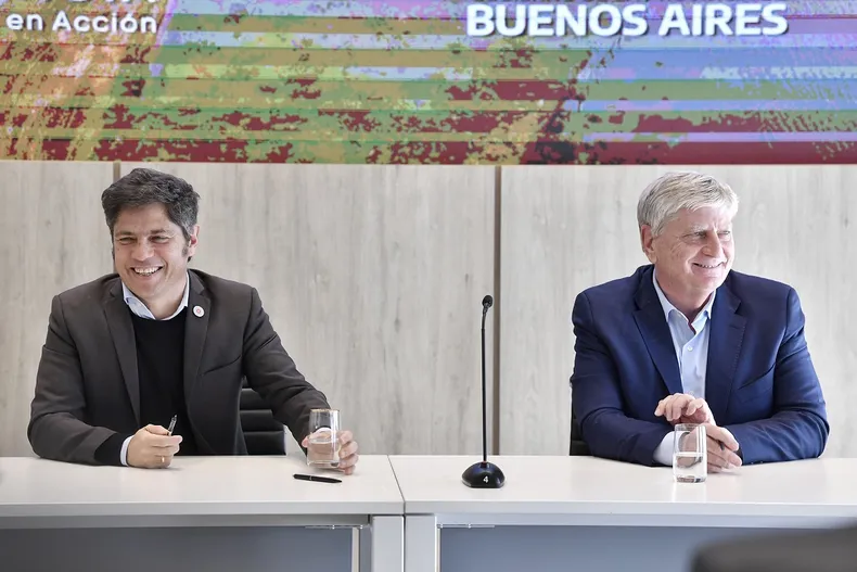 Axel Kicillof y Sergio Ziliotto.