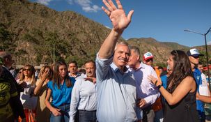 Alberto Fernández en La Rioja.