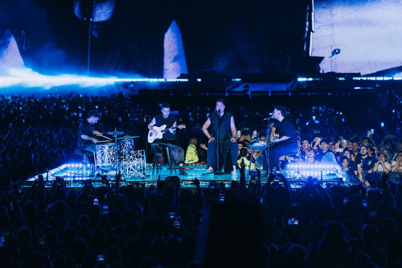 Chano, Bambi, Diega y Seby en El Regreso Tour.