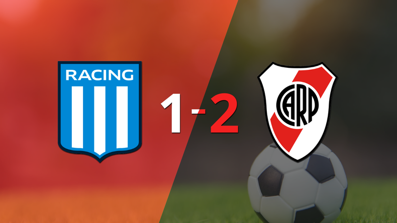 Con doblete de Miguel Ángel Borja, River Plate derrotó a Racing Club