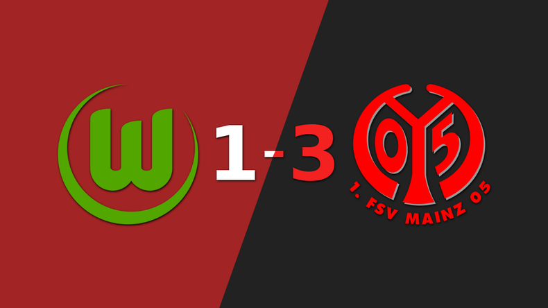 Mainz supera por 3-1 a Wolfsburgo tras dar vuelta el partido