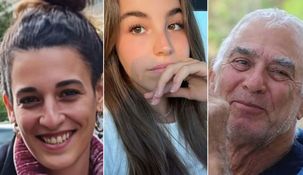 Arbel Yehud, Agam Berger y Gadi Moses son los rehenes que serán liberados este jueves por Hamás. Arbel Yehud, Agam Berger y Gadi Moses son los rehenes que serán liberados este jueves por Hamás.
