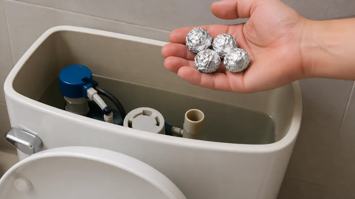 Como es el truco del papel aluminio en el inodoro que genera una limpieza única
