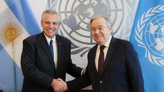 Alberto Fernández se reunió con el secretario general de la ONU en Nueva York Alberto Fernández se reunió con el secretario general de la ONU en Nueva York