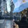 Represión frente al Congreso durante el gobierno de Javier Milei.