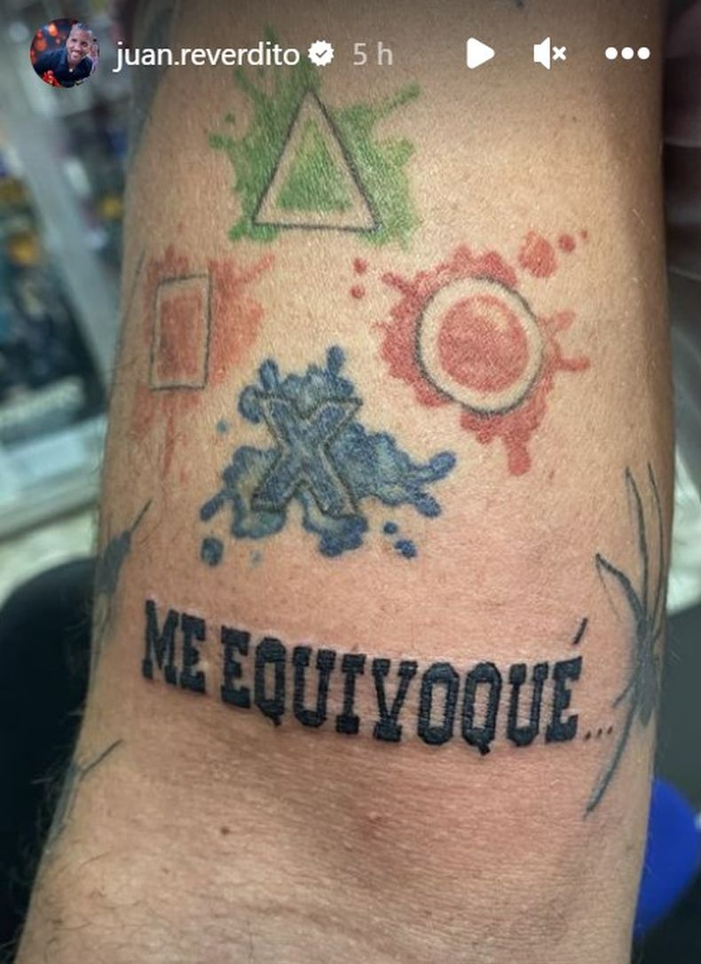 Así confirmó Juan cómo era su nuevo tatuaje.