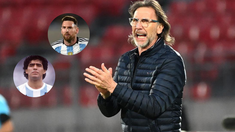 Gareca expresó su admiración por Messi y Maradona, pero eligió a uno. Gareca expresó su admiración por Messi y Maradona, pero eligió a uno.