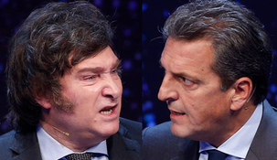 Javier Milei y Sergio Massa durante uno de los debates de 2023. Javier Milei y Sergio Massa durante uno de los debates de 2023.