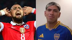 Vidal le dio un consejo a Palacios. Vidal le dio un consejo a Palacios.