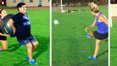 Mirá los ejercicios de Rocío Oliva y Diego Maradona: Entrenando con garra y amor; como nos gusta a nosotros Mirá los ejercicios de Rocío Oliva y Diego Maradona: Entrenando con garra y amor; como nos gusta a nosotros