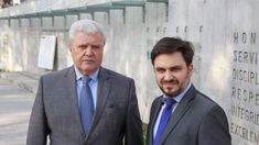 Ramiro Marra junto a Eduardo Martino.