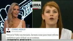 La guerra Canosa-Connie: una la trató de burra y la otra le dijo Vicky con terciario La guerra Canosa-Connie: una la trató de burra y la otra le dijo Vicky con terciario