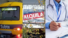 Subtes, alquileres y prepagas son los principales rubros con subas en octubre.