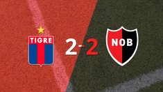 tigre empato 2-2 en casa con newell`s