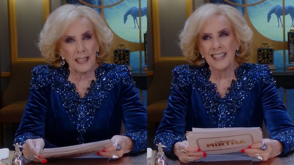Tras su bronquitis, Mirtha Legrand volvió a la televisión: 