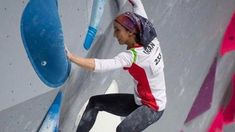 Elnaz Rekabi participó del Campeonato Asiático de la Federación Internacional de Escalada Deportiva