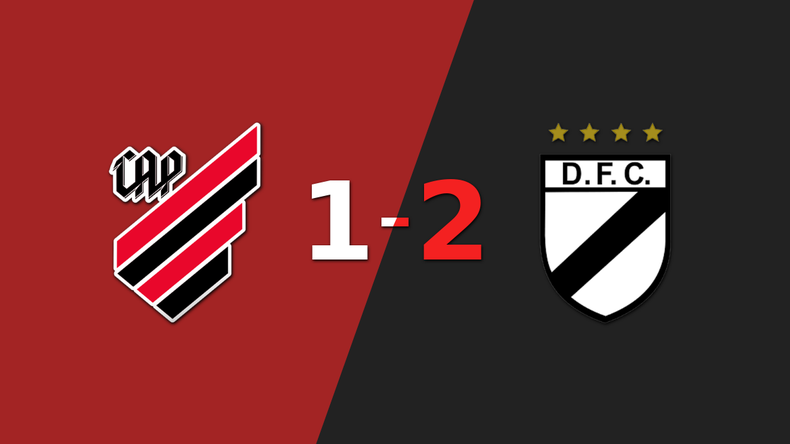 Danubio consigue una estrecha victoria de 2 a 1 sobre Athletico Paranaense