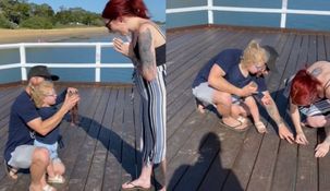 Momento viral: le propuso matrimonio y el final fue inesperado. Momento viral: le propuso matrimonio y el final fue inesperado.