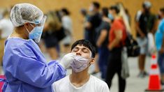 La cantidad de contagios de coronavirus volvió a disminuir. La cantidad de contagios de coronavirus volvió a disminuir.