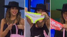 Karina Jelinek es una chancha: regaló bombachas sucias en un programa de televisión Karina Jelinek es una chancha: regaló bombachas sucias en un programa de televisión