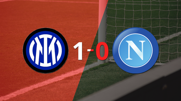 con un solo tanto, inter derroto a napoli en el estadio giuseppe meazza