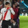 Los capitanes de River y Belgrano. Los capitanes de River y Belgrano.