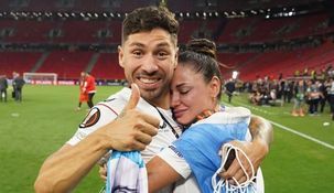 Montiel vuelve a River y Karina Nacucchio no pudo ocultar su felicidad.