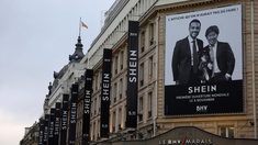 Shein abrió las puertas de su local en París este miércoles. Shein abrió las puertas de su local en París este miércoles.