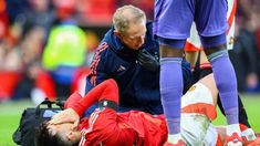 Lisandro Martínez se lesionó. Lisandro Martínez se lesionó.