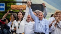 González y Machado defienden su triunfo en las elecciones presidenciales. González y Machado defienden su triunfo en las elecciones presidenciales.