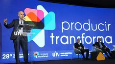 Larreta en la UIA. Larreta en la UIA.