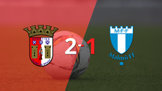 SC Braga consiguió una victoria en casa por 2 a 1 ante Malmö