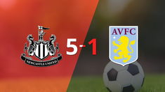 alexander isak impulso la victoria de newcastle united frente a aston villa con dos goles