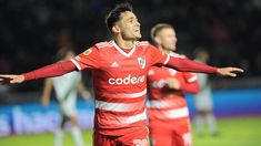 Solari festeja su gol, el segundo de River a Banfield. Solari festeja su gol, el segundo de River a Banfield.