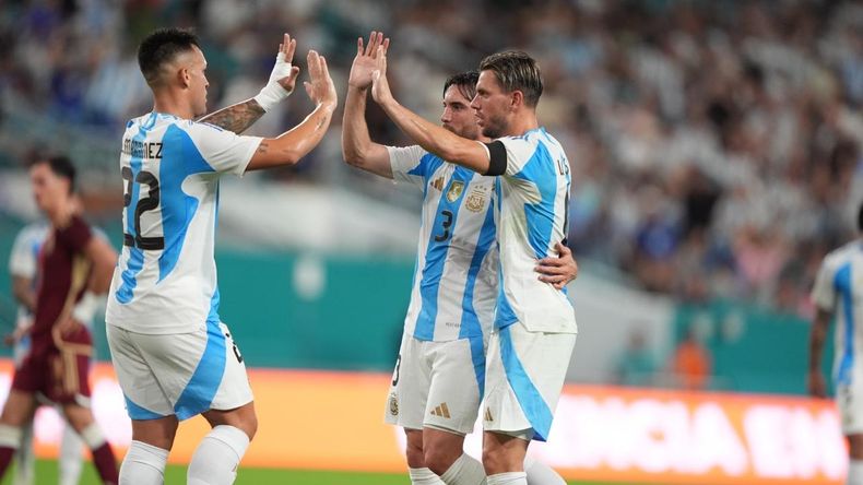 Gio Lo Celso festeja su gol