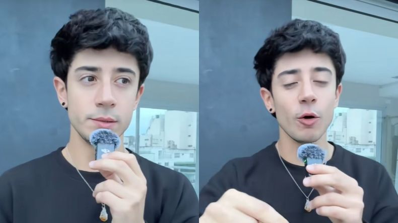 El relato de un joven influencer que se lamentó por el robo que sufrió.
