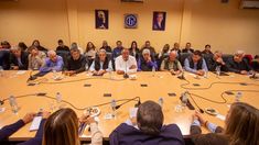 La CGT se reunió con senadores de Unión por la Patria.
