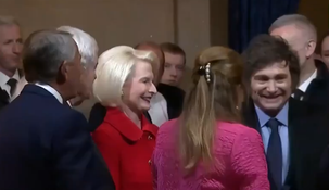 Trump y Milei durante un encuentro en 2024. Trump y Milei durante un encuentro en 2024.