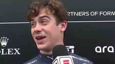 Franco Colapinto hizo un chiste algo desafortunado. Franco Colapinto hizo un chiste algo desafortunado.