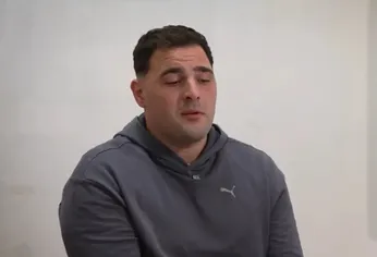 Lucas Pertossi en la entrevista con Mauro Szeta. Lucas Pertossi en la entrevista con Mauro Szeta.