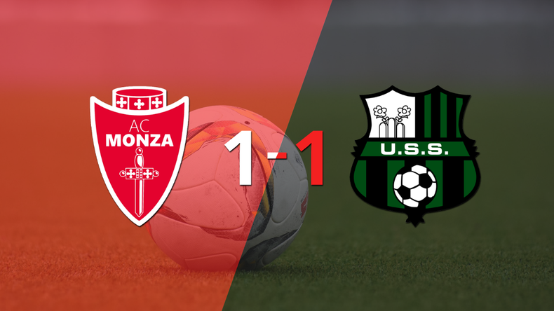 Monza y Sassuolo igualaron 1 a 1