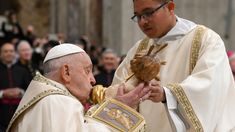 El papa Francisco durante el mensaje de Navidad. El papa Francisco durante el mensaje de Navidad.