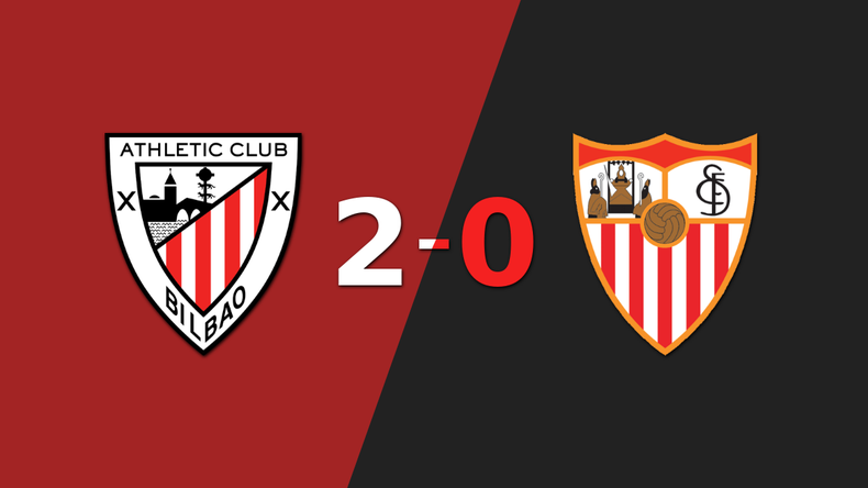 Athletic Bilbao celebró una victoria 2-0 sobre Sevilla