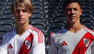 Valentino y Bastián juegan en las inferiores de River Plate. Valentino y Bastián juegan en las inferiores de River Plate.